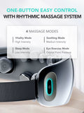 E7 Eye Massager with Heat, Vibration Bluetooth Music Smart Eye Massager for Migraines, Adaptive Temple Massage for Eye Relax