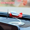 Solar Panel Car Air Freshener Smell in the Styling Solar Airplane Model Center Console Decoration Auto Fragrance Air Fresheners