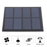 Waterproof Solar Panel 5W 12V Small Cell Module Polysilicon Board Outdoor DIY Solar Charger 1136X110Mm for 9-12V Battery Chargin