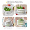 Vegetables Salad Spinner Lettuce Leaf Vegetable Dehydrator Multifunctional Vegetable Washer Salad Vegetable Dryer Mixer