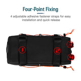 Bicycle Rear Seat Bag 3-In-1 Bike Rack Bag Trunk Bag Waterproof Cooler Bag with 2 Side Hanging Bags Cycle Cargo Luggage Bag