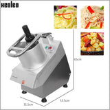 Electric Slicer 750W Vegetable Slicer Electric Food Choppers Suitable Cutting Vegetables Fruits Cheese Etc 6 Cutterheads