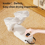 Shoe Dryer Intelligent Timer Adjustable Dryer Quick Drying Deodorizing Sterilizing Shoe Dryer Household Shoe Warmer Heater