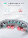 E7 Eye Massager with Heat, Vibration Bluetooth Music Smart Eye Massager for Migraines, Adaptive Temple Massage for Eye Relax