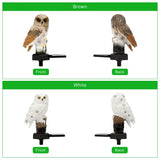 Solar Owl Garden Light Outdoor LED Lawn Lamp for Garden Decoration Waterproof Christmas Lights Outdoor Solar Lamp Post