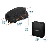 Bicycle Rear Seat Bag 3-In-1 Bike Rack Bag Trunk Bag Waterproof Cooler Bag with 2 Side Hanging Bags Cycle Cargo Luggage Bag