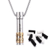 2024 New Aromatherapy Jewelry Necklaces Essential Oil Diffuser Necklace Stainless Steel Open Locket Aroma Scent Perfume Necklace