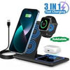 Wireless Charger 3In1 Fast Charger Dock for Apple Watch Air Pods Iphone 16 15 14